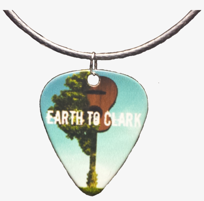 Image Of Earth To Clark Guitar Pick Necklace - Locket, transparent png #8600894