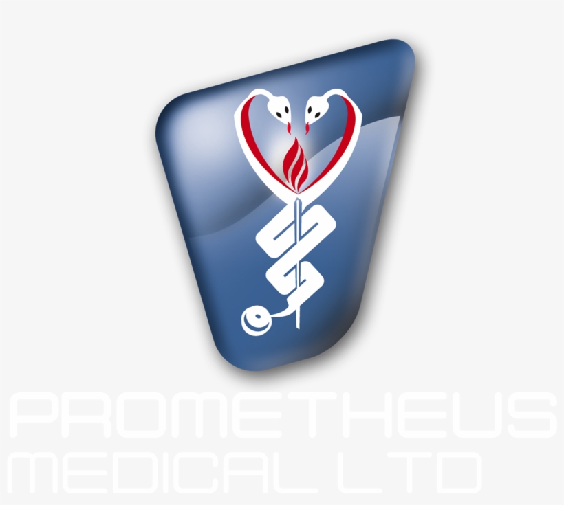 Prometheus Medical Logo White - Prometheus Medical, transparent png #8600933