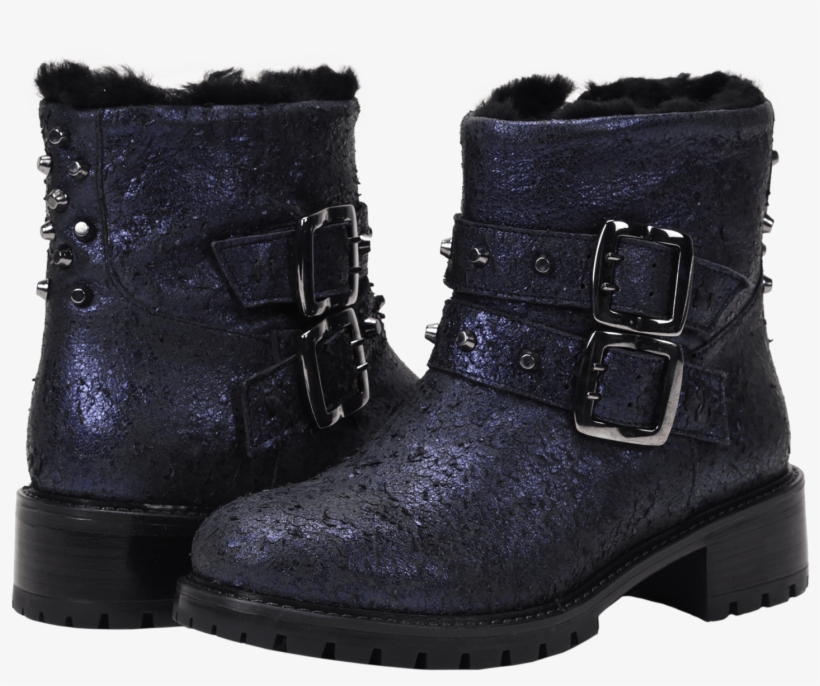 Stefana Sp Distressed Indigo - Motorcycle Boot, transparent png #8601015