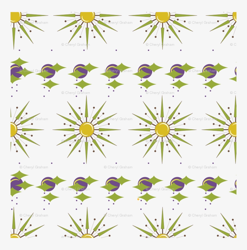 1054 Space Angles Starburst White Background Repeat - Floral Design, transparent png #8601120