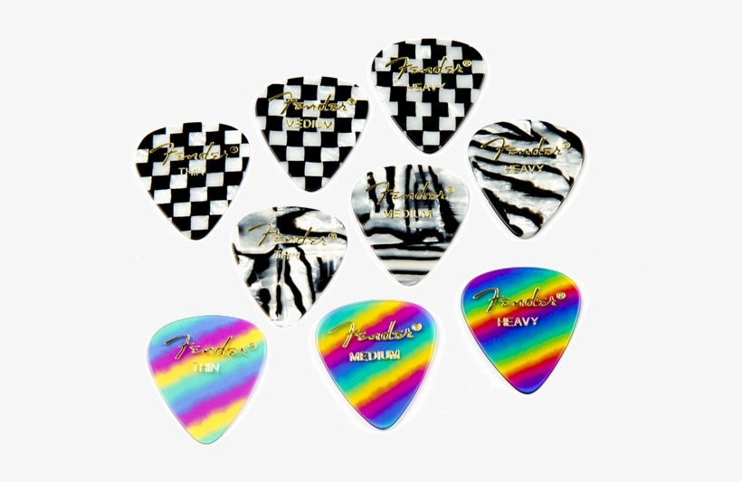 Cool Fender Guitar Picks, transparent png #8601354