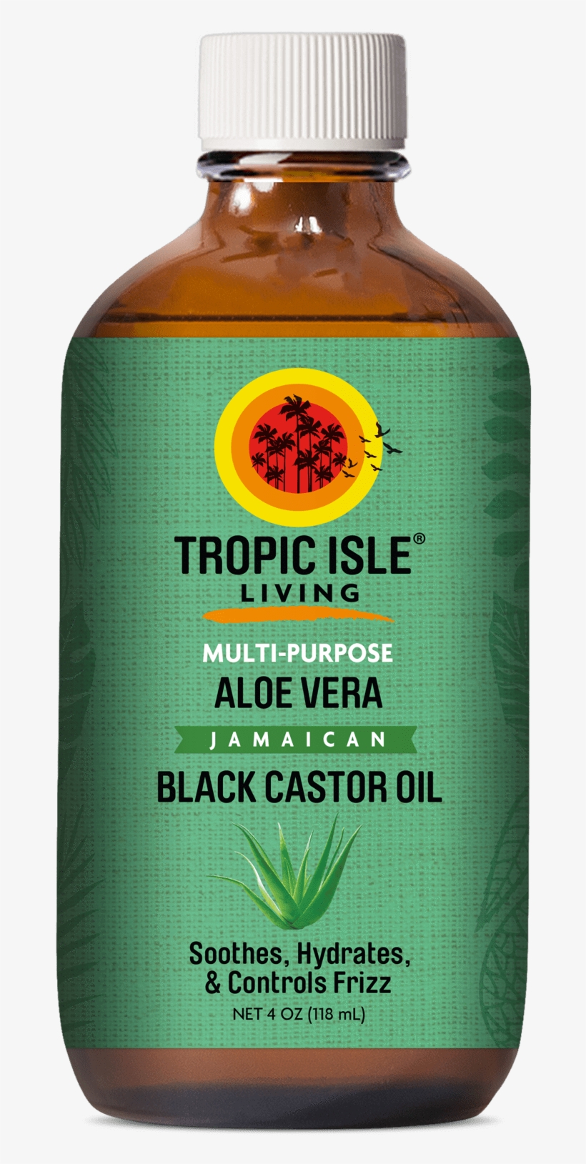 Aloe Vera Jamaican Black Castor Oil - Tropic Isle Living, transparent png #8601382