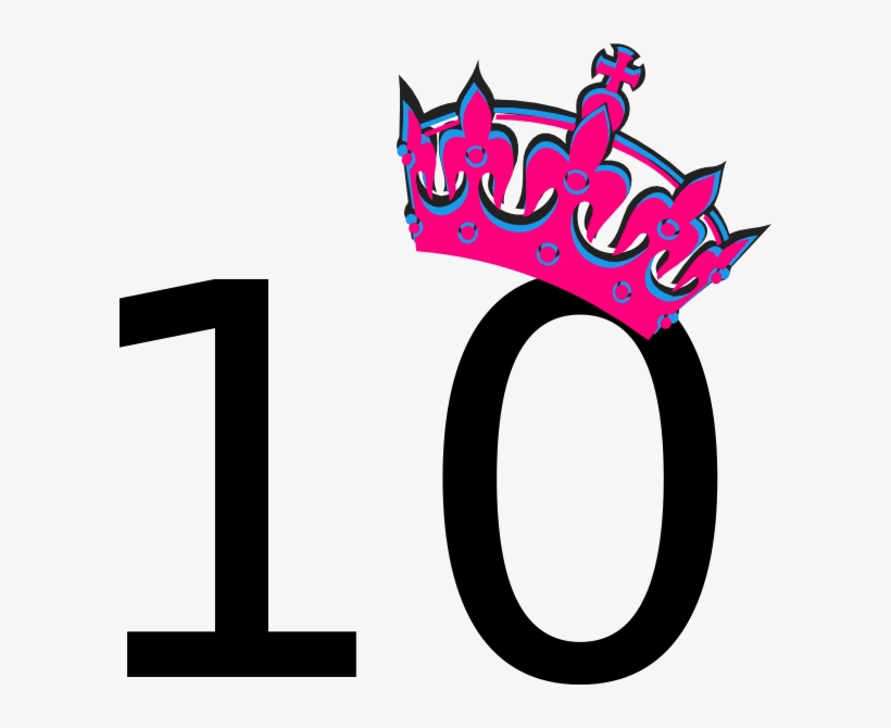 Number 10 Pink, transparent png #8602058