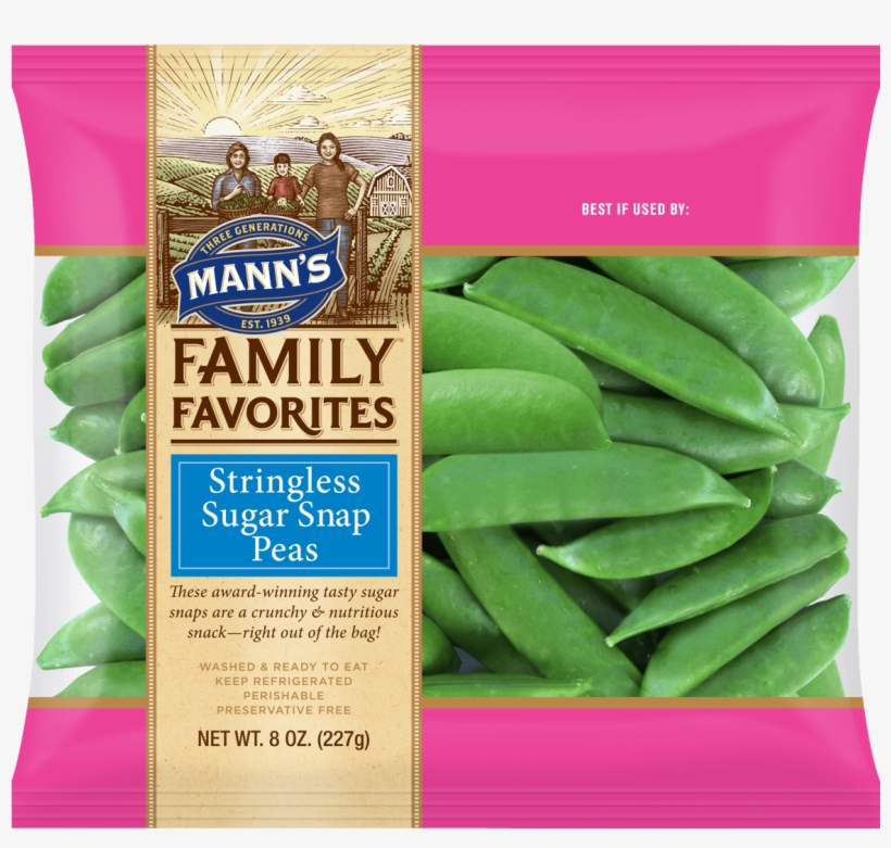 Snap Peas 8oz Us Png - Sugar Snap Peas Bag, transparent png #8602129