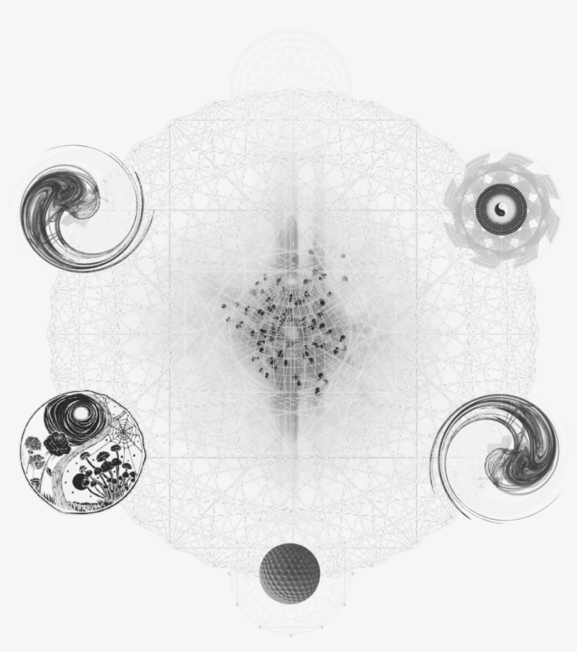 Monochrome Photo Images Of The Textures Of The City - Circle, transparent png #8602345