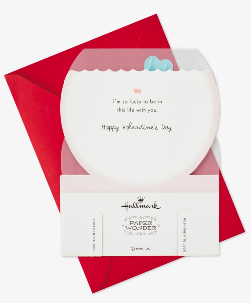 Lucky In Love Fishbowl Pop Up Valentine's Day, transparent png #8602371