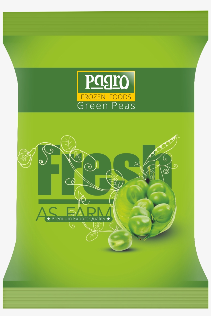Pagro-frozen Peas Packaging - Packaging And Labeling, transparent png #8603240
