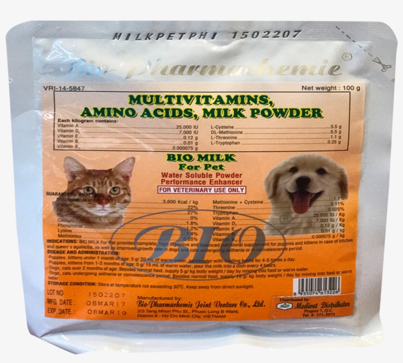 Bio Milk For Pets - Chinchilla, transparent png #8603388
