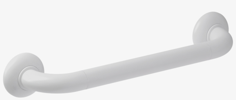 Ergosoft Straight Grab Bar, 400 Mm, White Polyalu, - Monochrome, transparent png #8603974