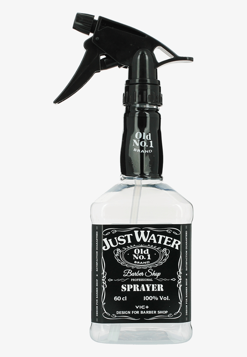 Just Water Spray Bottle Clear - Jack Daniels Just Water Spray Bottle, transparent png #8604639