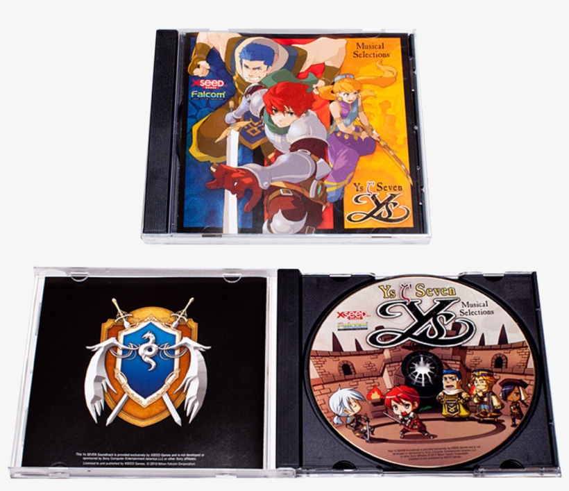 Ys Seven Musical Soundtrack Cd - Ys Seven Musical Selections, transparent png #8604772