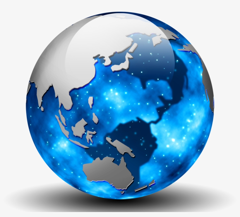 Web Vector Globe Earth - Earth Psd, transparent png #8605651