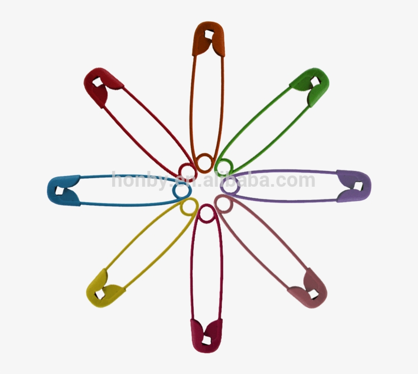 Wholesale Assorted Color 28mm Elegant Metal Safety, transparent png #8605859