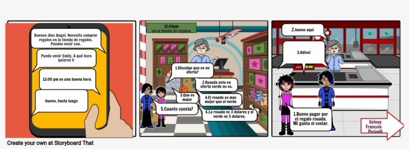 La Tienda De Regalos - Cartoon, transparent png #8605929