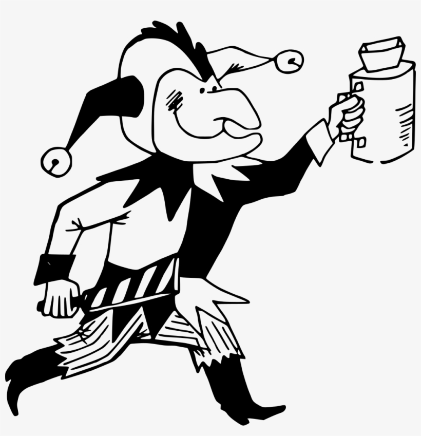 Download Png - Jester Clip Art, transparent png #8606215