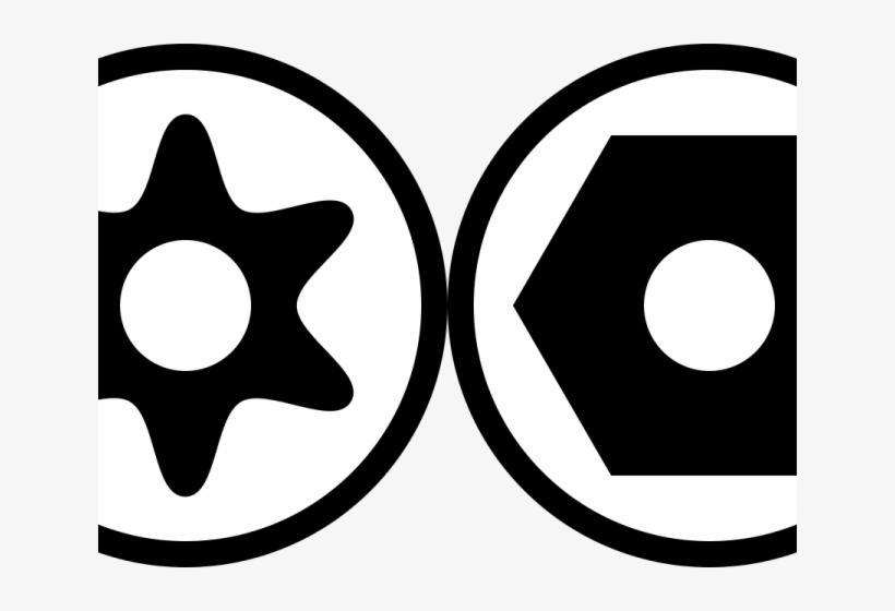 Screws Clipart Screw Head - Circle, transparent png #8606286