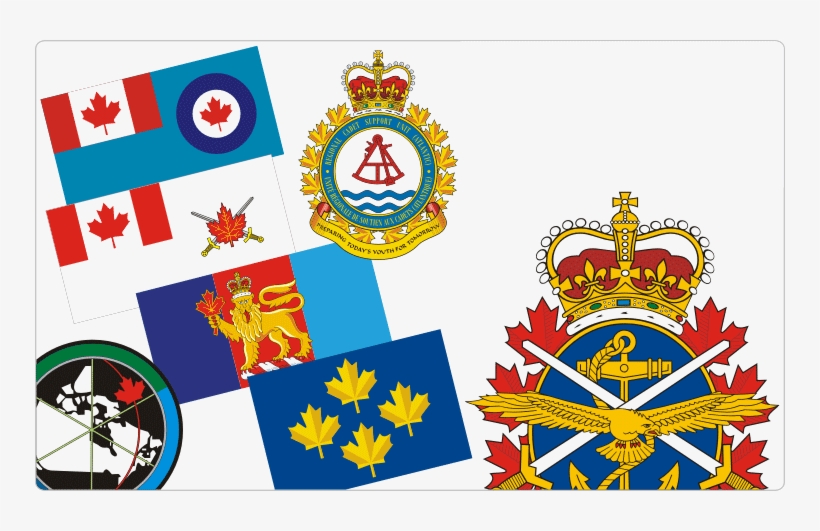 Canadian Military Insignia - Canadian Armed Forces Flag, transparent png #8606445