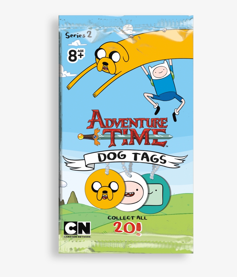 1 Dog Tag And 1 Checklist Per Pack - Adventure Time With Finn, transparent png #8606484