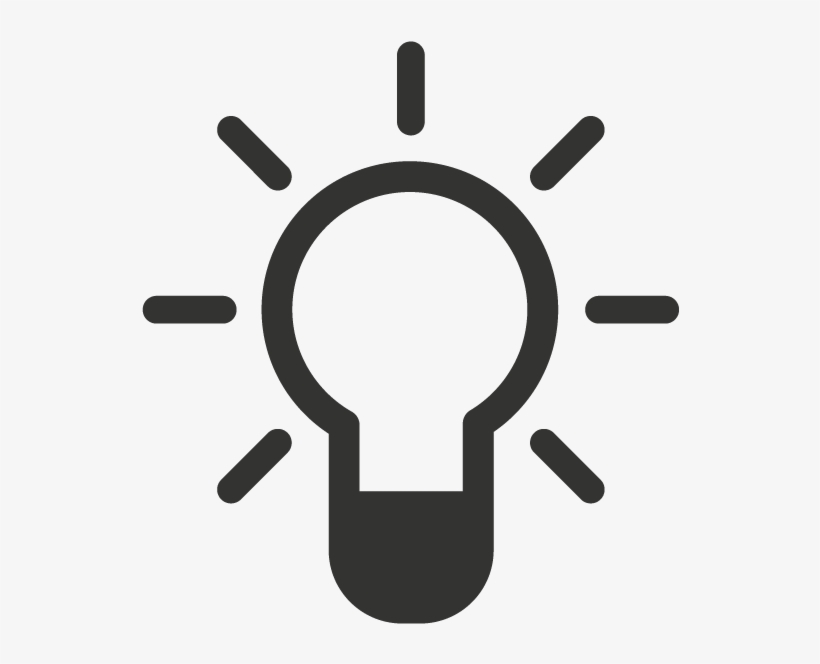 Business Icons Meaning - Lightning Bulb Icon Transparent, transparent png #8606948