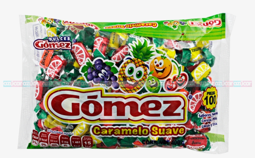 Gomez Caramelo Suave Frutas 20/100 Dulces Gomez - Hard Candy, transparent png #8607187