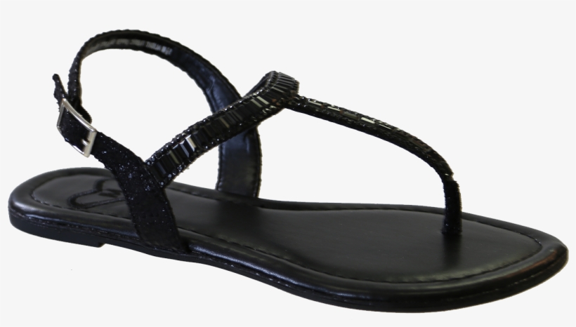 Alight Black V=1480948600 - Black Flat Sandals, transparent png #8607628