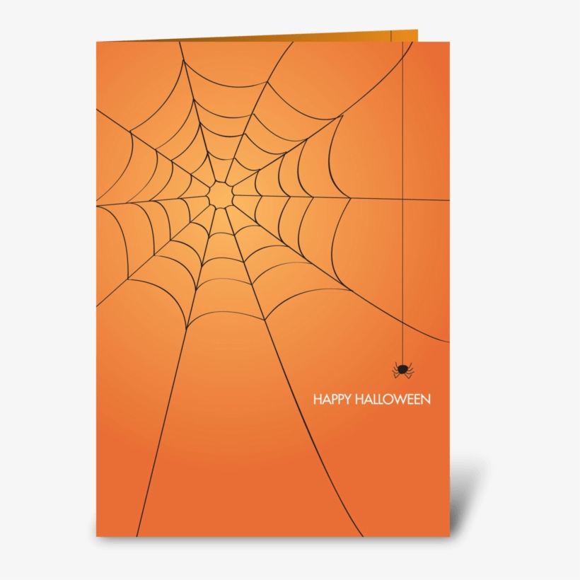 Itsy Bitsy Spider Greeting Card - Spider Web, transparent png #8607763