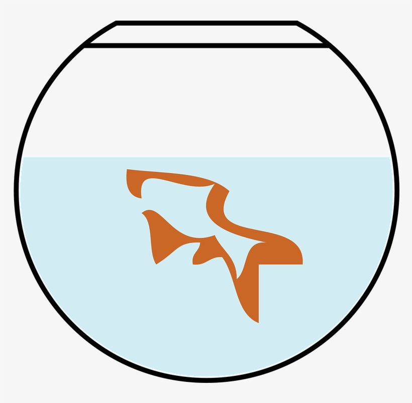 Animal Bowl Free Vector Graphic On Pixabay - Fish Bowl Clipart Png, transparent png #8608181