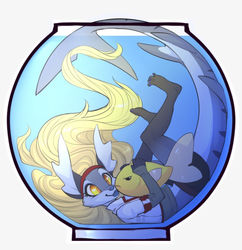 [sticker] Fishbowl - Cartoon, transparent png #8608892