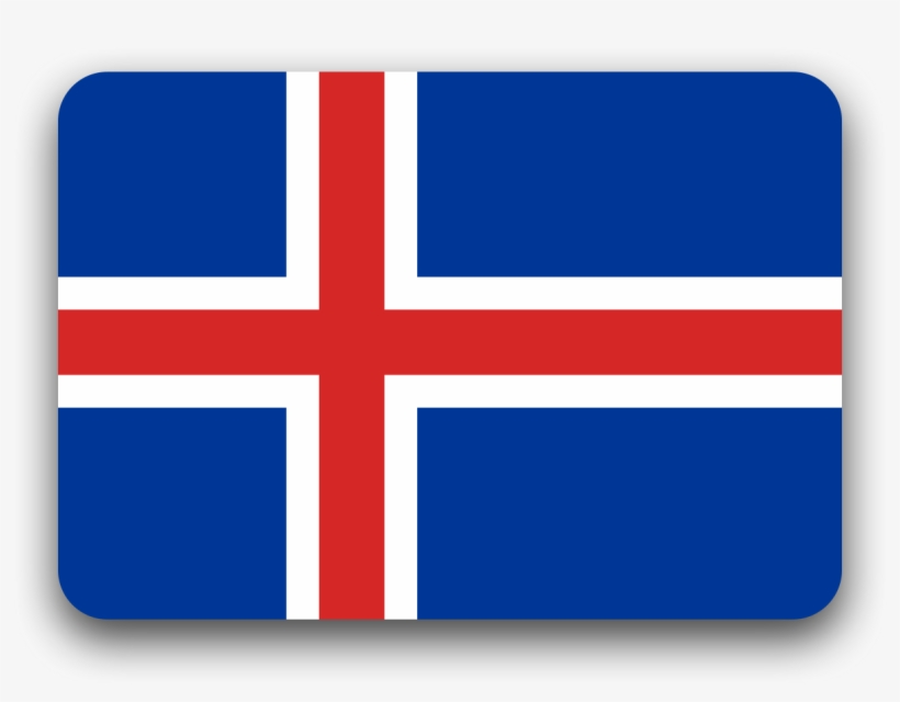 Descarga - Iceland Flag Small, transparent png #8609276