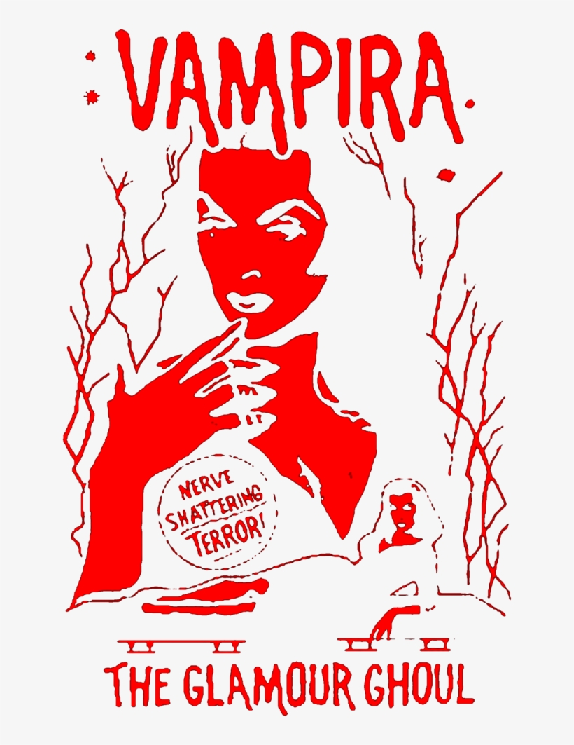 "vampira " / Womens / Girls / Mens T-shirt " - Illustration, transparent png #8609423