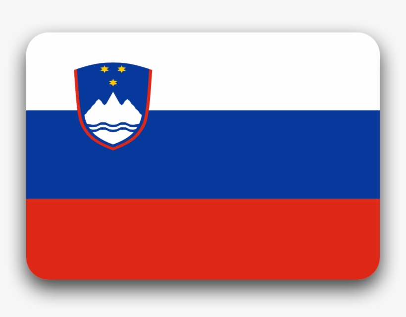 Descarga - Slovenia Flag, transparent png #8609666