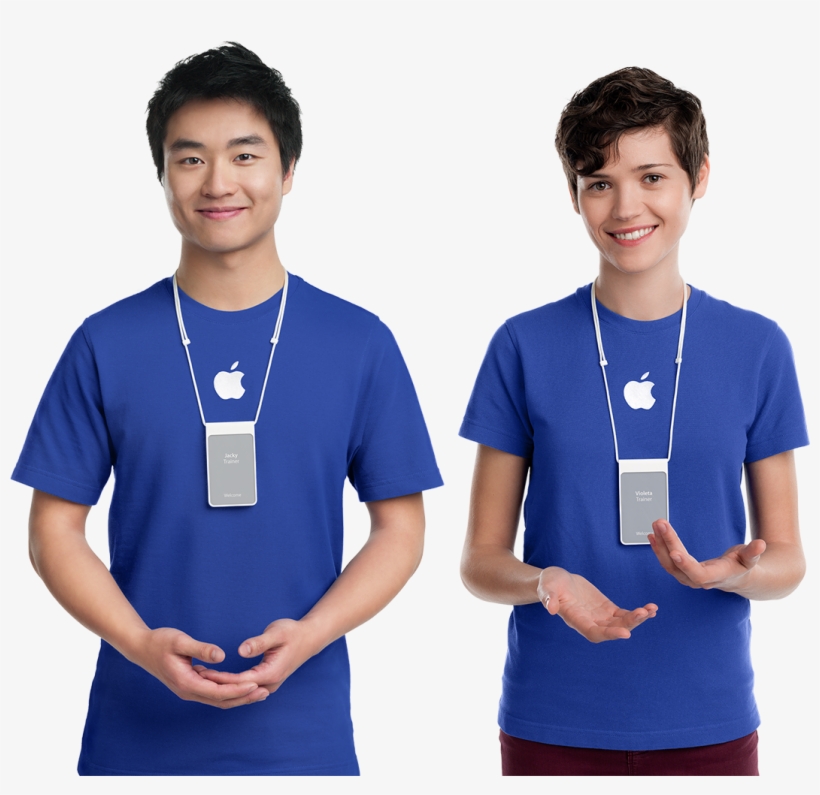 Apple Wins Dismissal Of Lawsuit Over Employee Bag Checks - Apple Worker T Shirt, transparent png #8609859