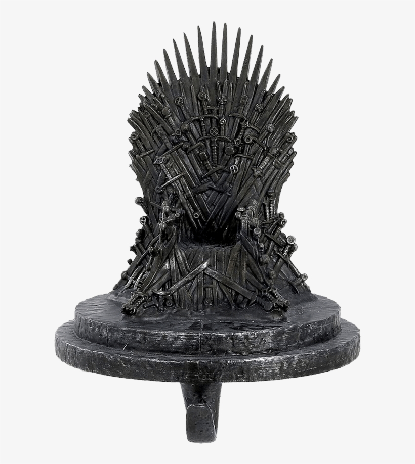 Game Of Thrones Iron Throne Stocking Hanger - Statue - Free Transparent PNG...