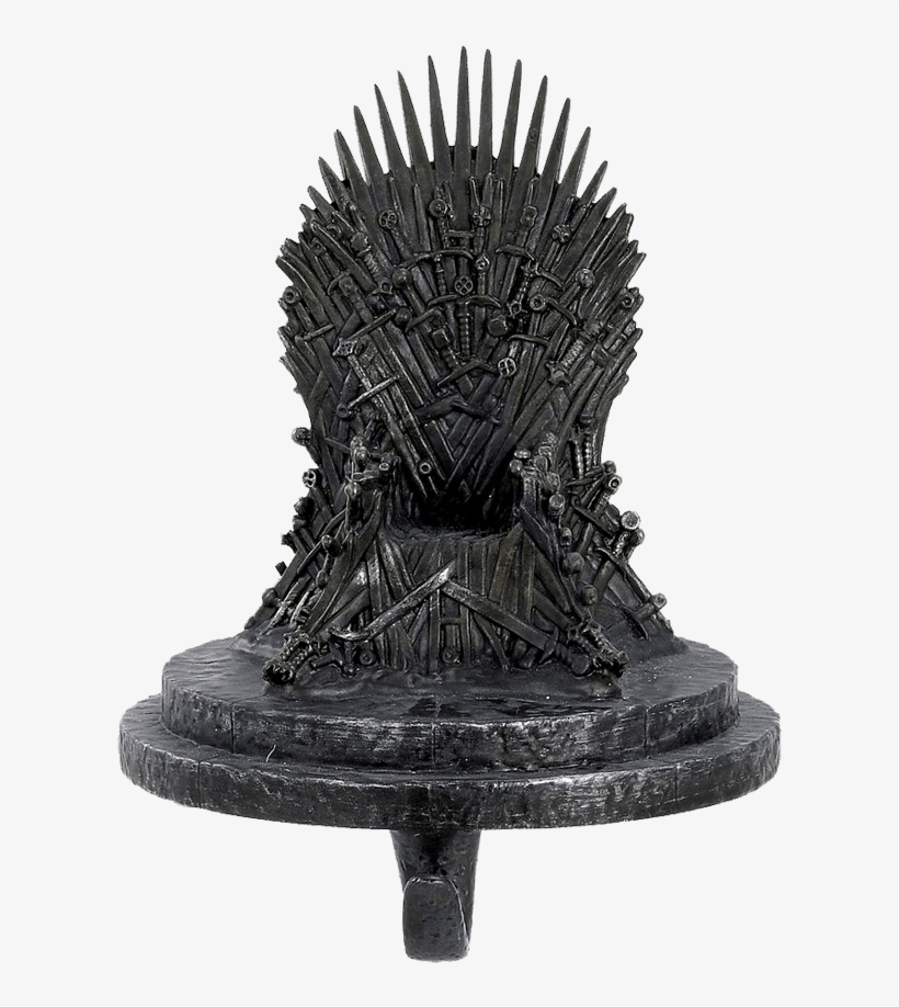Game Of Thrones Iron Throne Stocking Hanger - Statue, transparent png #8610682