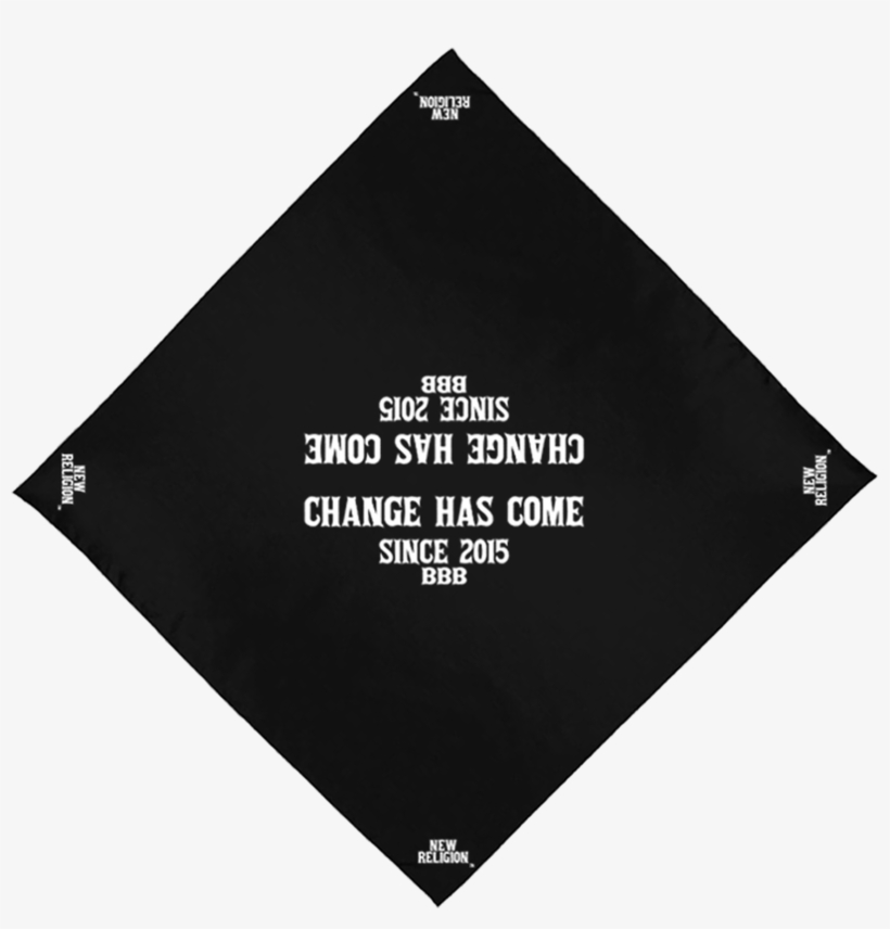 Image Of Black & White Bandana - Triangle, transparent png #8611375