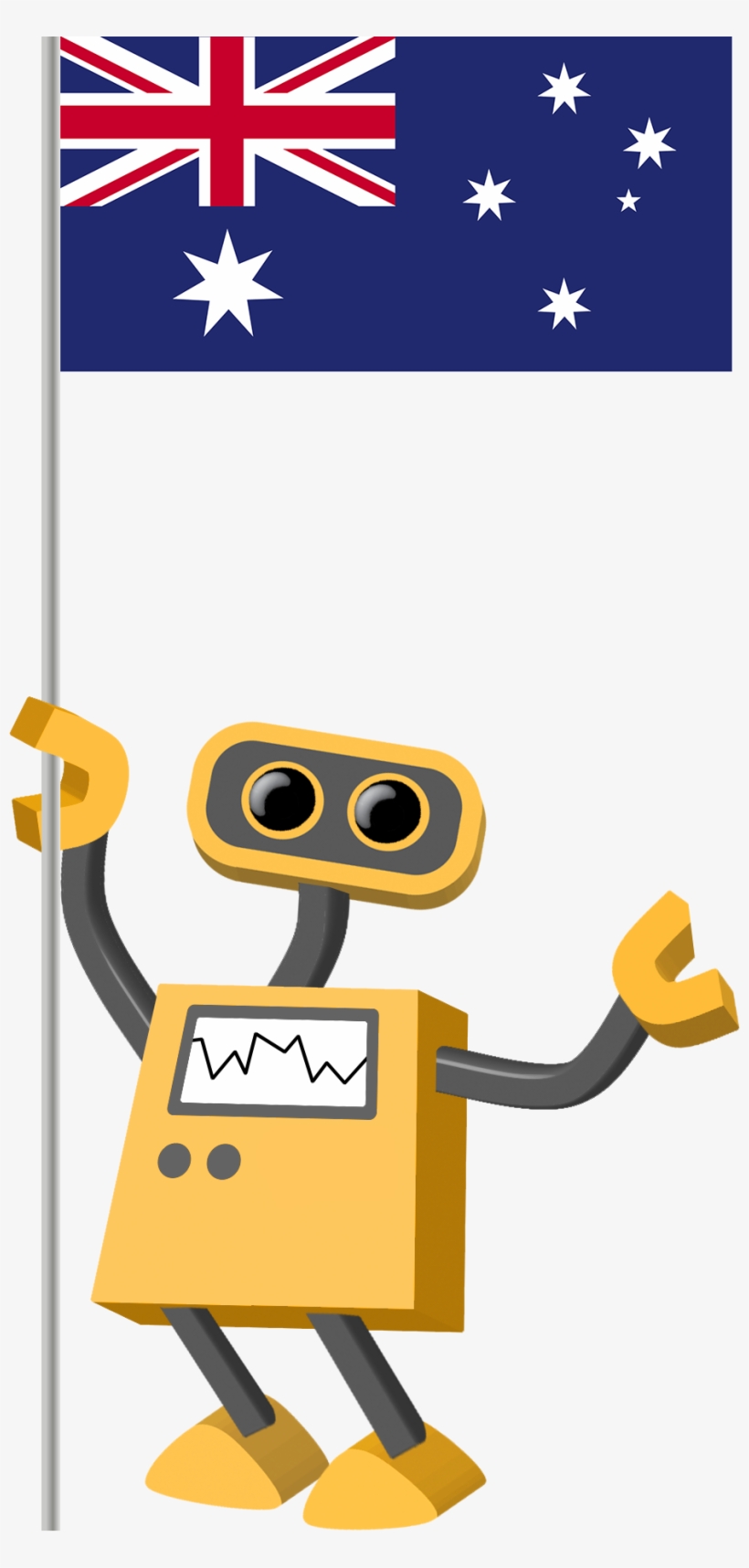 Flag Bot, Australia - Background Presentation Canada, transparent png #8611502