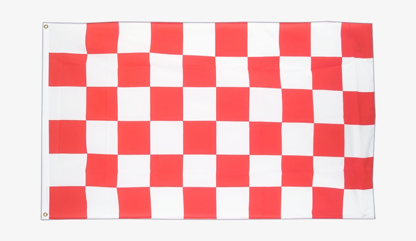 Ft Flag - Red And White Checkered Flag, transparent png #8611505