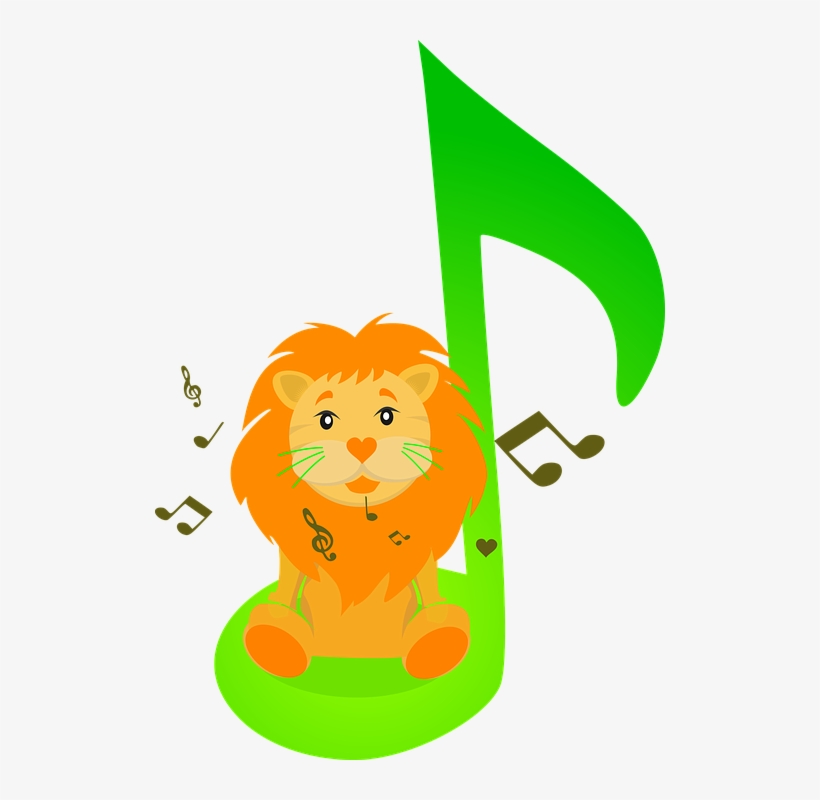 Music, Leon, Zoo, King, Illustration, Design - Leon Zoo, transparent png #8611572