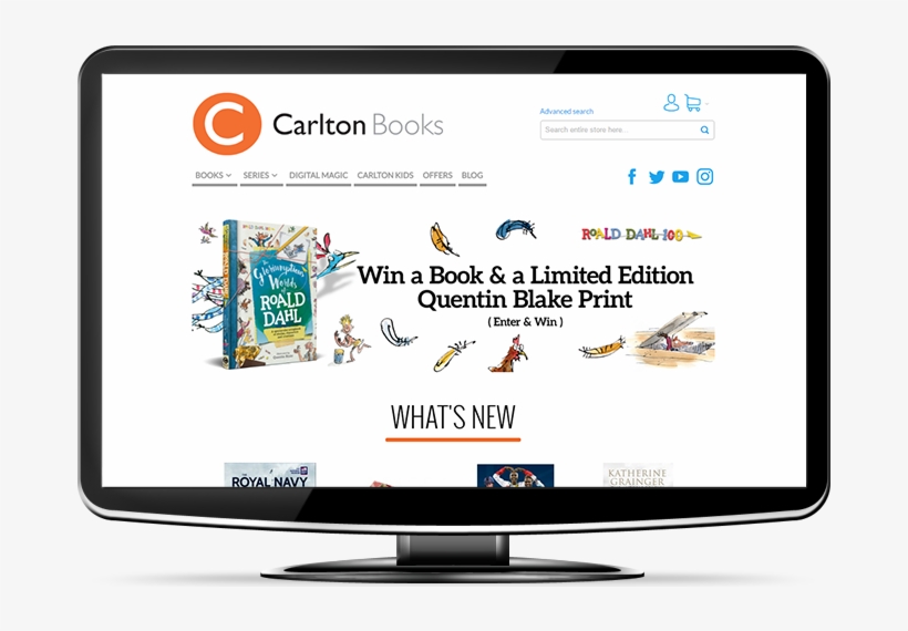 Carlton-screen1 - Led-backlit Lcd Display, transparent png #8611710