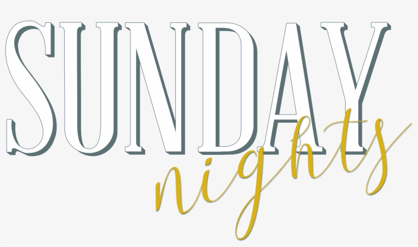 Sunday Nights - Calligraphy, transparent png #8612050