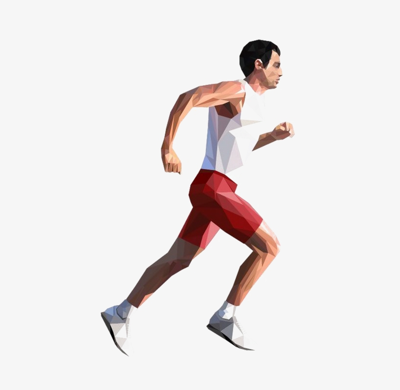 Running Man Transparent Image - Running Man Vector, transparent png #8612087