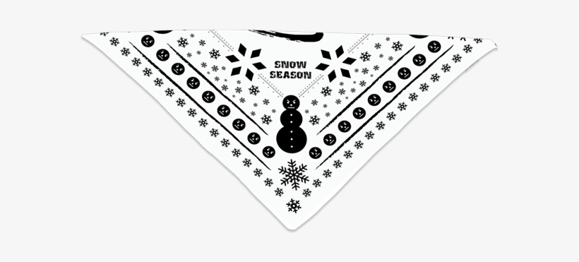 Snowseason Bandana - Heart, transparent png #8612200