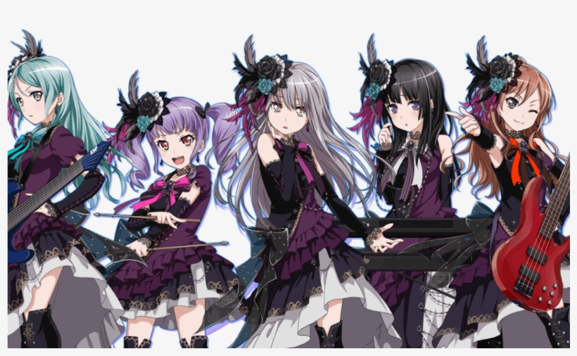 Roselia Band Anime, transparent png #8612466