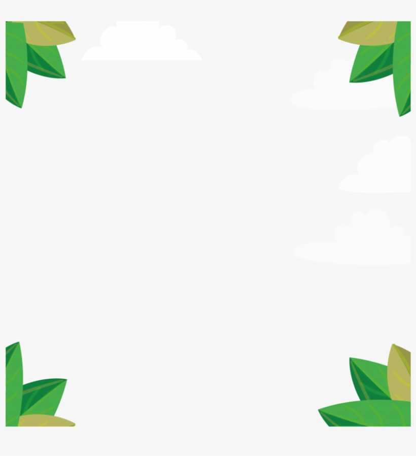 Corner Png Frame - Green Background Corner Png, transparent png #8612565