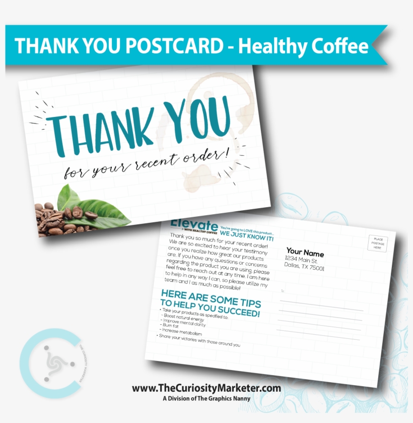 Personalized Thank You Postcard - Postcard, transparent png #8612972