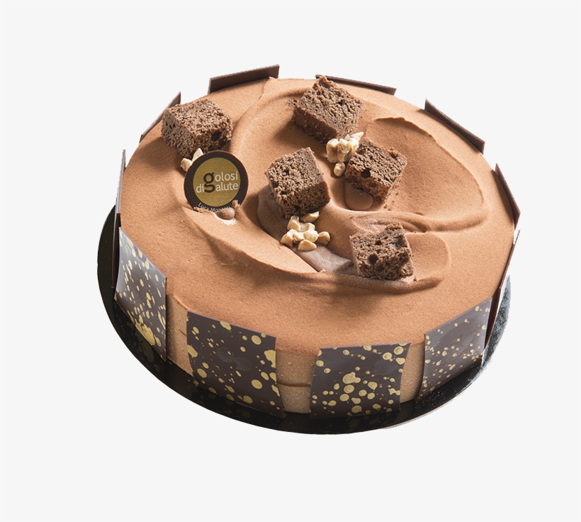 Hazelnut And Chocolate Creamy Cake - Birthday Cake, transparent png #8613216