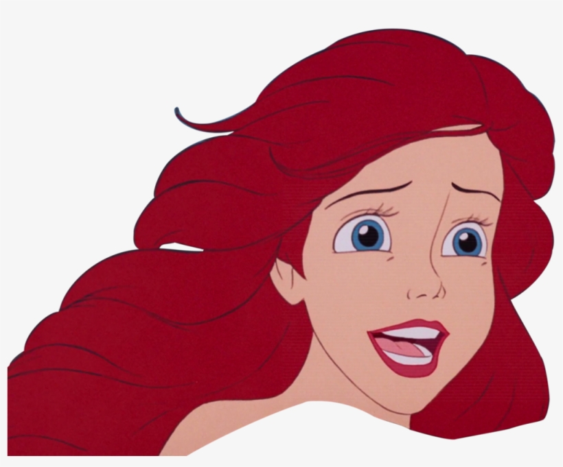 Little Mermaid Png - Ariel Little Mermaid Face, transparent png #8614276