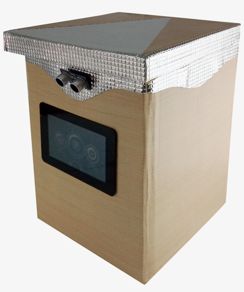 Smart Trash Bin - Box, transparent png #8614491