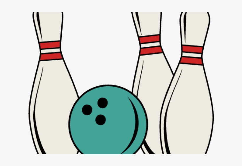 Bowling Clipart Svg - Bowling Pins Clipart Png, transparent png #8614707