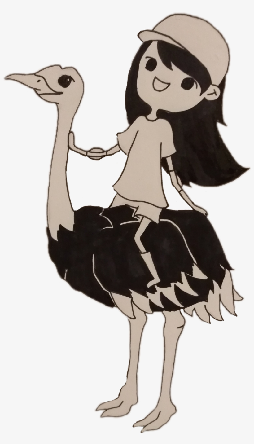 Ostrich Clipart Kawaii - Kawaii Ostrich, transparent png #8614714